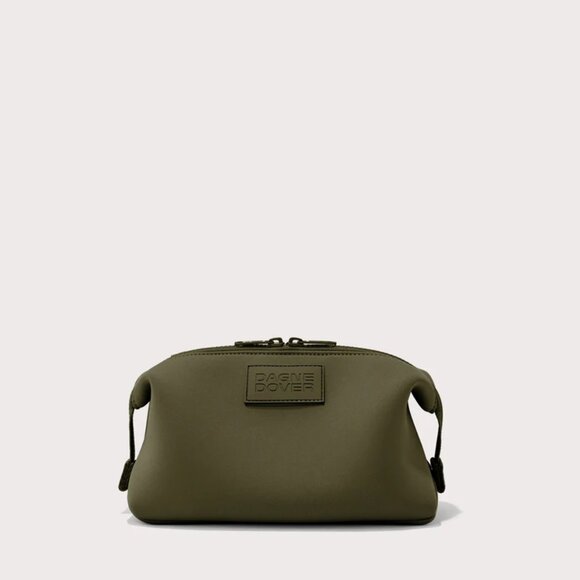 Dagne Dover Handbags - Dagne Dover Hunter Neoprene Toiletry Bag in Dark Moss, Large